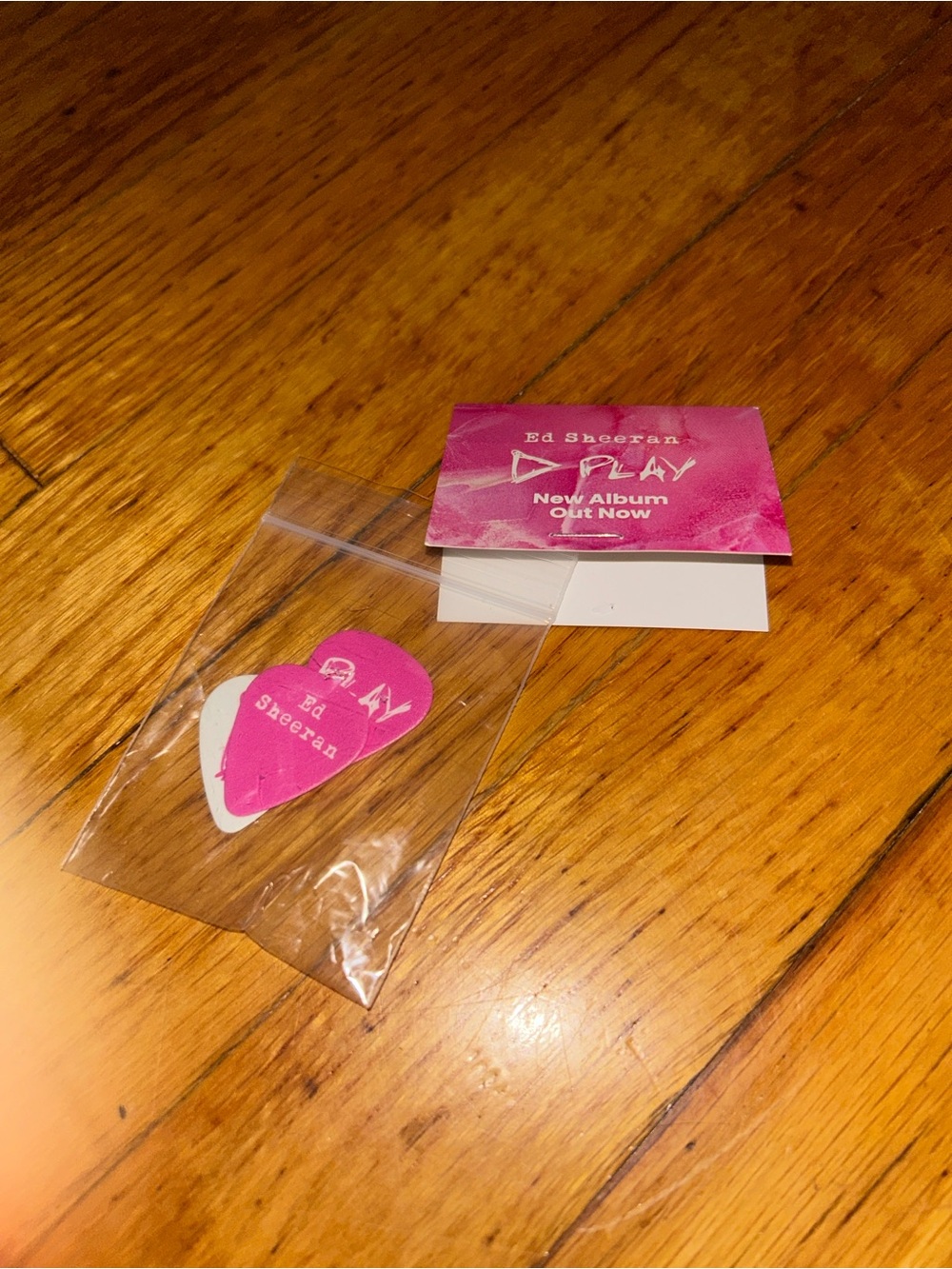 Ed Sheeran promo 3 Guitar picks Play album